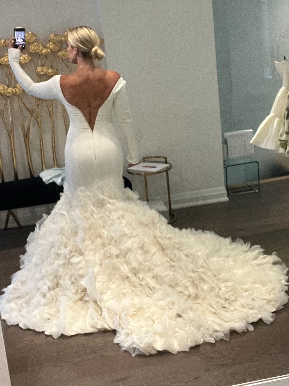 Ines di Santo custom Brynn wedding gown